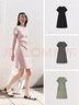 森馬（Semir）連衣裙女圓領收腰彈力針織裙2025夏刺繡休閑短裙辣妹109325114001 曬單實拍圖