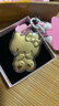 熱賣黃金helloKitty貓手機掛繩鑰匙扣足金20mgKt貓包包汽車掛件 KT貓粉繩掛件+禮盒禮袋+證書 曬單實拍圖