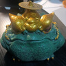 BOSSY故宮文創(chuàng)風(fēng)國潮金蟾招財擺件茶寵伴手禮開業(yè)客廳辦公室桌面擺件 天機金蟾·彩金【禮盒裝】 曬單實拍圖