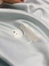 蕉內(nèi)（Bananain）【趙露思同款】520H絲絲睡衣男女士冰絲緞面夏季情侶家居服新款 【女士長(zhǎng)褲】輕藍(lán)西高地 M 曬單實(shí)拍圖