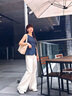 Laurèl【萊賽爾纖維】25秋新款刺繡logo西裝女LWD363T01100 午夜藍(lán) XS 曬單實(shí)拍圖