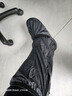 悅心為己雨鞋套雨天防滑腳套防水硅膠耐磨男女快遞戶外騎行沙灘雨靴套便捷 長筒款--黑色【L碼40、41、42】 曬單實(shí)拍圖