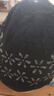勤度遮白發(fā)帽子薄款五十歲女士帽春夏套頭帽女蕾絲堆堆帽透氣包頭帽花 黑色 均碼【54-60】 曬單實拍圖