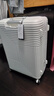 新秀麗（Samsonite）行李箱25英寸拉桿箱學生可擴容旅行箱包HK6象牙白密碼托運箱 曬單實拍圖