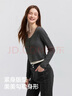 森馬毛衣女短款正肩緊身顯瘦2025春季圓領(lǐng)假兩件毛衫109125107002 曬單實(shí)拍圖