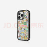 CASETIFY Maltese線(xiàn)條小狗系列 夏日氛圍貼紙 適用于iPhone 16/15 Pro/Max 蘋(píng)果手機殼 透明黑框 iPhone 15 Pro Max 曬單實(shí)拍圖