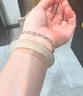 玉隨運天然玉髓手鐲冰透瑪瑙鐲子女高冰白月光玉鐲香檳金冰種 57-58mm適合100-110斤佩戴 曬單實拍圖