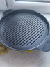 柏尼森戶(hù)外烤盤(pán)鑄鐵烤盤(pán)條紋烤肉鍋西餐牛排煎鍋鐵板燒盤(pán)電磁爐燃氣通用 圓條紋烤盤(pán) 26cm 曬單實(shí)拍圖