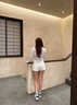 ZHR德訓(xùn)鞋女美式復(fù)古運動休閑鞋女低幫軟底拼接女鞋 QT32米色37 曬單實拍圖