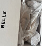 百麗（Belle）氣質(zhì)穆勒鞋女商場款舒適平跟包頭拖鞋B6D1DBH4 杏色 37 (235mm) 曬單實(shí)拍圖