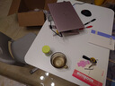 全品屋書桌學(xué)習(xí)桌升降桌升降電腦桌家用站立式工作臺手動升降桌 【奶油白-桌椅套裝】80桌椅 曬單實拍圖