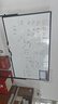 得力150*90cmH型支架式白板寫字板 書寫移動升降教學(xué)兒童畫板黑板辦公會議黑板家用33726【銷冠系列】 曬單實拍圖