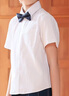 衣諾坊兒童襯衫男童短袖白色六一演出服西服襯衣夏款T恤畢業(yè)季大合唱 曬單實(shí)拍圖