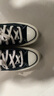 匡威（Converse）帆布鞋男  1970s三星標 運動休閑鞋子 黑色板鞋女 162058 36.5 曬單實拍圖