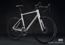 坎普（CAMP）RADONX 自行車鋁合金車架公路車18變速順泰純油碟剎單車彎把賽車 水泥灰 18速 520碼 700C 曬單實(shí)拍圖