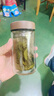 SMVP高端小水杯迷你雙層玻璃杯男女士保溫隔熱泡茶杯便攜車載定制 皮紋棕260毫升加厚雙層 曬單實(shí)拍圖