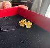 周六福黃金耳釘女足金999花卉耳飾耳針 計(jì)價(jià) 2.26g 曬單實(shí)拍圖