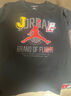 JordanNIKE耐克童裝男女童短袖T恤JORDAN夏季兒童上衣 正黑色 150(M)  曬單實拍圖