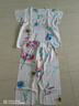 古今（GUJIN）春夏上新中老年媽媽棉綢睡衣女家居服睡褲大碼涼感可外穿套裝2XL 曬單實(shí)拍圖