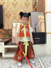 G.DUCKKIDS小黃鴨童裝哪吒衣服女童套裝夏季兒童漢服女孩短袖長褲六一演出服 紅色套裝 110 4~5歲【100-110cm】cm 曬單實(shí)拍圖
