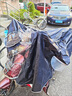 小燕子單人雨衣電動(dòng)電瓶摩托車男女款高級(jí)加大加厚母子雙人防暴雨水雨披 藏青單人雨披 4XL 1件 小型車 曬單實(shí)拍圖