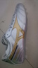 美津濃（MIZUNO）小李子美津濃莫雷拉MORELIA 2 PRO次頂AG短釘袋鼠皮足球鞋成人男 銀河銀P1GA251404 41 265JP 曬單實(shí)拍圖