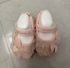 喜得瑞（xiderui）嬰兒地板鞋春夏季棉鞋嬰幼兒薄款公主防滑學步鞋女寶寶鞋襪 粉色花瓣鞋 12 CM 參考年齡6-9個月 曬單實拍圖