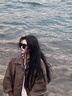 萬(wàn)欣兒美式復(fù)古棕色翻領(lǐng)外套女春夏款2025仿麂皮絨高級(jí)百搭情侶夾克上衣 棕色外套 M 建議90-105斤左右穿 曬單實(shí)拍圖