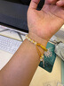 中國黃金（CHINA GOLD）四葉草黃金手鏈女足金和田玉手鐲教師節(jié)禮物送女老師老婆生日 [京速達]足金四葉草半鐲-和田玉/升級版 曬單實拍圖