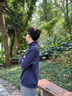 名創(chuàng)優(yōu)品（MINISO）半拉鏈衛(wèi)衣男秋季新款寬松立領長袖外套青少年簡約復古休閑上衣服 藏青(mt洪運字胸標) XL /180(不起球不掉色) 曬單實拍圖