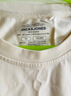杰克·瓊斯（JACK&JONES）25年男裝短袖T恤男夏季舒適男士T恤涼感多色半袖純色水洗不易走形 乳白色A06 M 175 曬單實(shí)拍圖