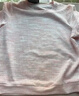 尚靜短袖t恤女夏季新款女裝休閑圓領(lǐng)設(shè)計(jì)感漸變色寬松原來(lái)短袖上衣女 曬單實(shí)拍圖