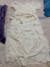 粉媚夢(mèng)白色連衣裙裙子女衣服女裝2025新款夏季純欲新品小個(gè)子長(cháng)裙穿搭 V領(lǐng)雪紡收腰法式杏色裙 XL 【建議115-125斤左右】 曬單實(shí)拍圖