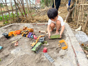 元族挖沙玩具城堡兒童沙灘蓋模具沙堡桶寶寶男女孩鏟海邊玩工具套裝 沙磚+蓋城堡【17件套】 曬單實拍圖
