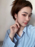 阿黛麗天然綠松石耳釘寶石銀耳環(huán)花朵女925銀氣質(zhì)送老婆生日情人節(jié)禮物 曬單實(shí)拍圖