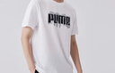 彪馬PUMA 純棉彩色印花短袖T恤男新款夏季運動(dòng)圓領(lǐng)上衣 676696 曬單實(shí)拍圖