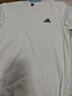 adidas情侶休閑純棉上衣圓領(lǐng)短袖T恤男女夏季阿迪達(dá)斯官方輕運(yùn)動(dòng) 米白 XL 曬單實(shí)拍圖