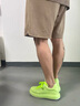 內(nèi)增高小白鞋男新款秋冬潮牌熒光綠鞋子男士夜光厚底休閑板鞋 夜光白色 38 此款皮鞋碼偏大建議拍小一碼 曬單實(shí)拍圖