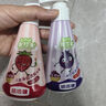 皓齒?。℉osjam）奧拉氟按壓式兒童牙膏防蛀含氟3-6-12歲套裝共240g草莓味藍(lán)莓味 曬單實(shí)拍圖