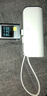 愛立佳18650/21700免焊接大容量電池盒2A/10W板移動電源套件膠囊充電寶外殼DIY套料外接 支架版-白殼（2A燈顯板）+C頭+蘋果線 曬單實拍圖