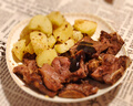 大希地腌制 調味牛仔骨 帶骨牛小排  牛肉 牛肋骨燒烤食材冷凍 400g 曬單實(shí)拍圖