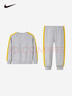NIKE 耐克童裝男女童長(zhǎng)袖衛(wèi)衣+長(zhǎng)褲2件套裝春秋兒童褲子 曬單實(shí)拍圖
