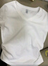 森馬（Semir）短袖t恤女短款緊身夏季圓領(lǐng)正肩上衣V領(lǐng)收腰套頭衫109324100003 曬單實(shí)拍圖
