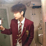 威登羊DKJK制服男女生休閑西服外套日系學(xué)院風(fēng)西裝套裝男士韓版潮流衣服 黑色外套+白襯衫+西褲【三件 XL 曬單實(shí)拍圖