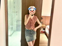 FOX.G裙子女半身裙短裙牛仔裙夏季2025新款包臂裙女裝女裙a字裙半裙 防走光包臀牛仔短裙 M 【建議95-110斤】 曬單實(shí)拍圖