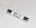 正熔陶瓷熔斷器RO55 R055 250V 5X25mm熔芯保險絲管0.5A-25A 100個(gè)(一盒) 6A 曬單實(shí)拍圖