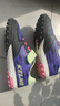 卡爾美（KELME）兒童足球鞋TF碎釘魔術(shù)貼免系帶防滑耐磨球鞋 紫黑  31  曬單實(shí)拍圖