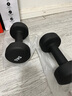 Keep彩色浸塑啞鈴 男士女士家用家庭健身肌肉塑形墨灰色 5kg*2 曬單實拍圖