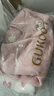 果殼（Gukoo）睡衣女24年秋冬季新款卡通圓領(lǐng)套頭薄絨款保暖女士套裝家居服D 天堂粉女套裝1 L 曬單實拍圖