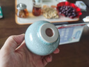 蘇氏陶瓷（SUSHI CERAMICS）汝窯冰花釉禪悟杯開片養(yǎng)金線個(gè)人杯主人杯功夫茶杯2個(gè)禮盒裝 曬單實(shí)拍圖